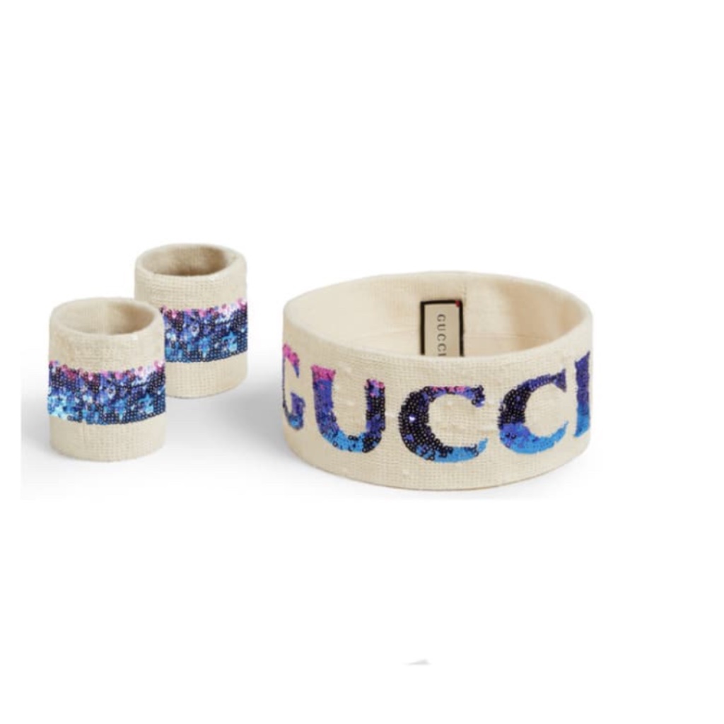 Gucci Super Shine Sweatband  Wrist Bands
